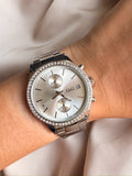 Reloj QYQ C70A-002PY PLATEADO MULTIFUNCIONAL