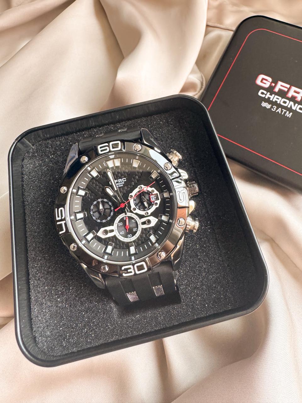 G FORCE CRONO NEGRO MULTIFUNCIONAL