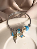 Pulsera Tipo Pandora Con Dije De Ojo