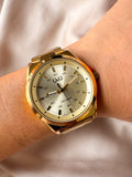 RELOJ QYQ Q80B-004PY TODO DORADO