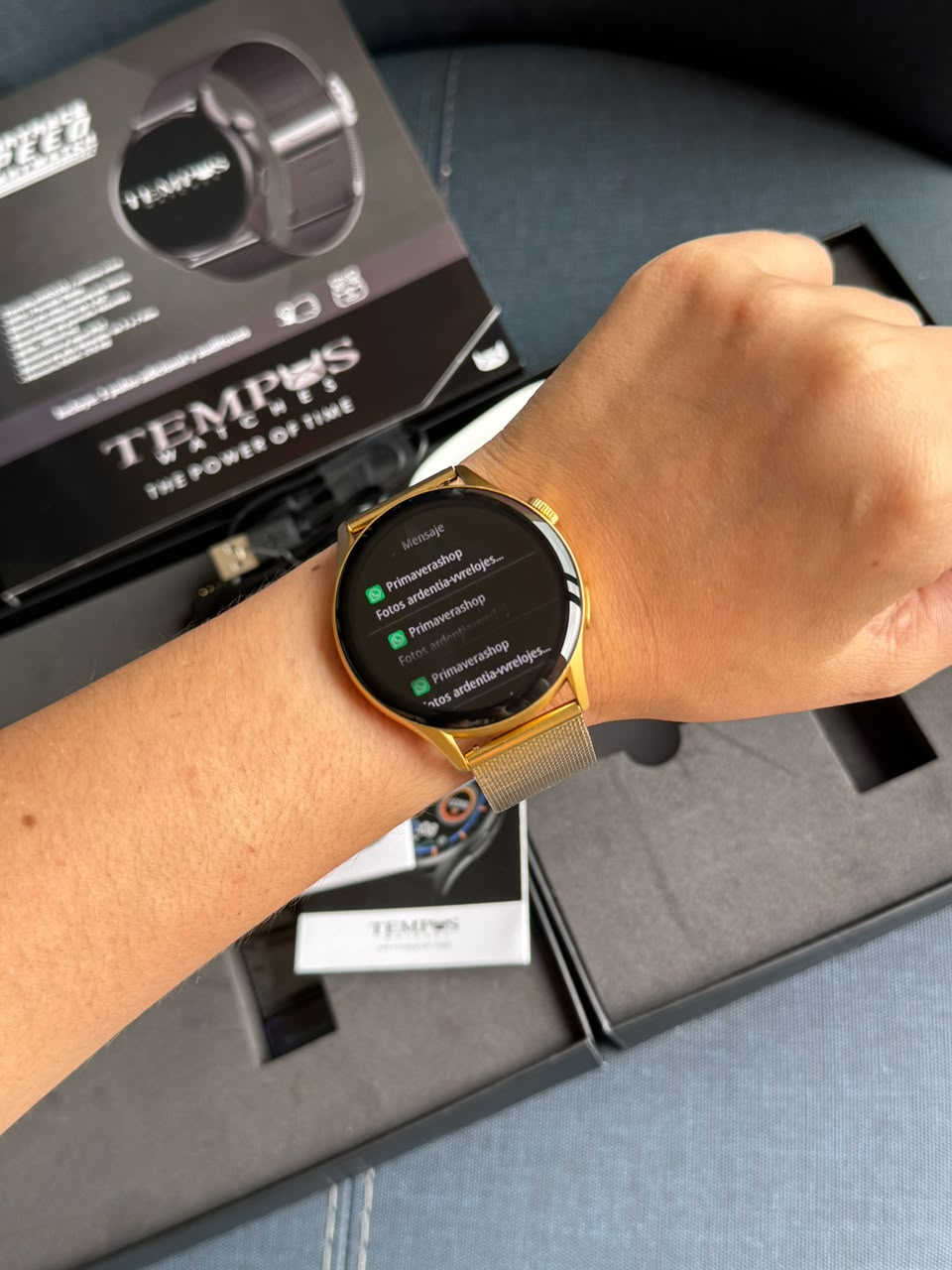 Reloj inteligente TEMPUS SPORTRACE SPEED con audífonos