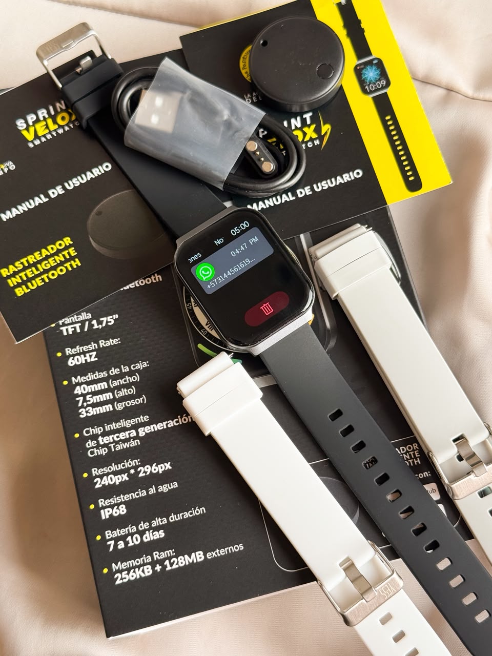 Reloj inteligente SMART YESS VELOX NEGRO