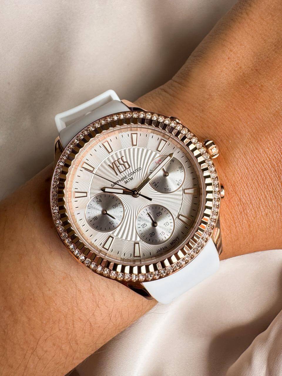 RELOJ YESS SMT-250506 BLANCO