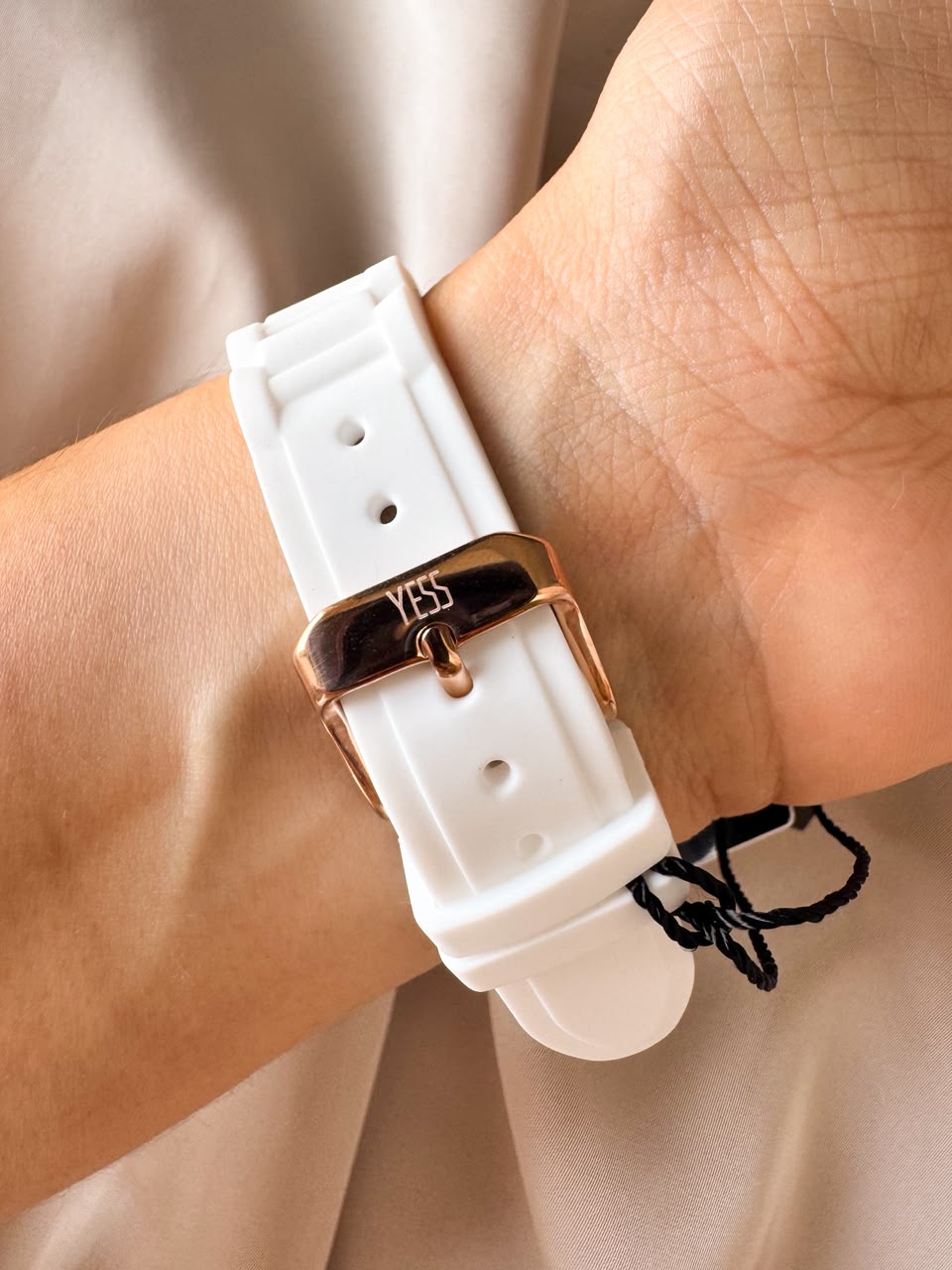 RELOJ SMT-251103-01 YESS SILICONA BLANCO