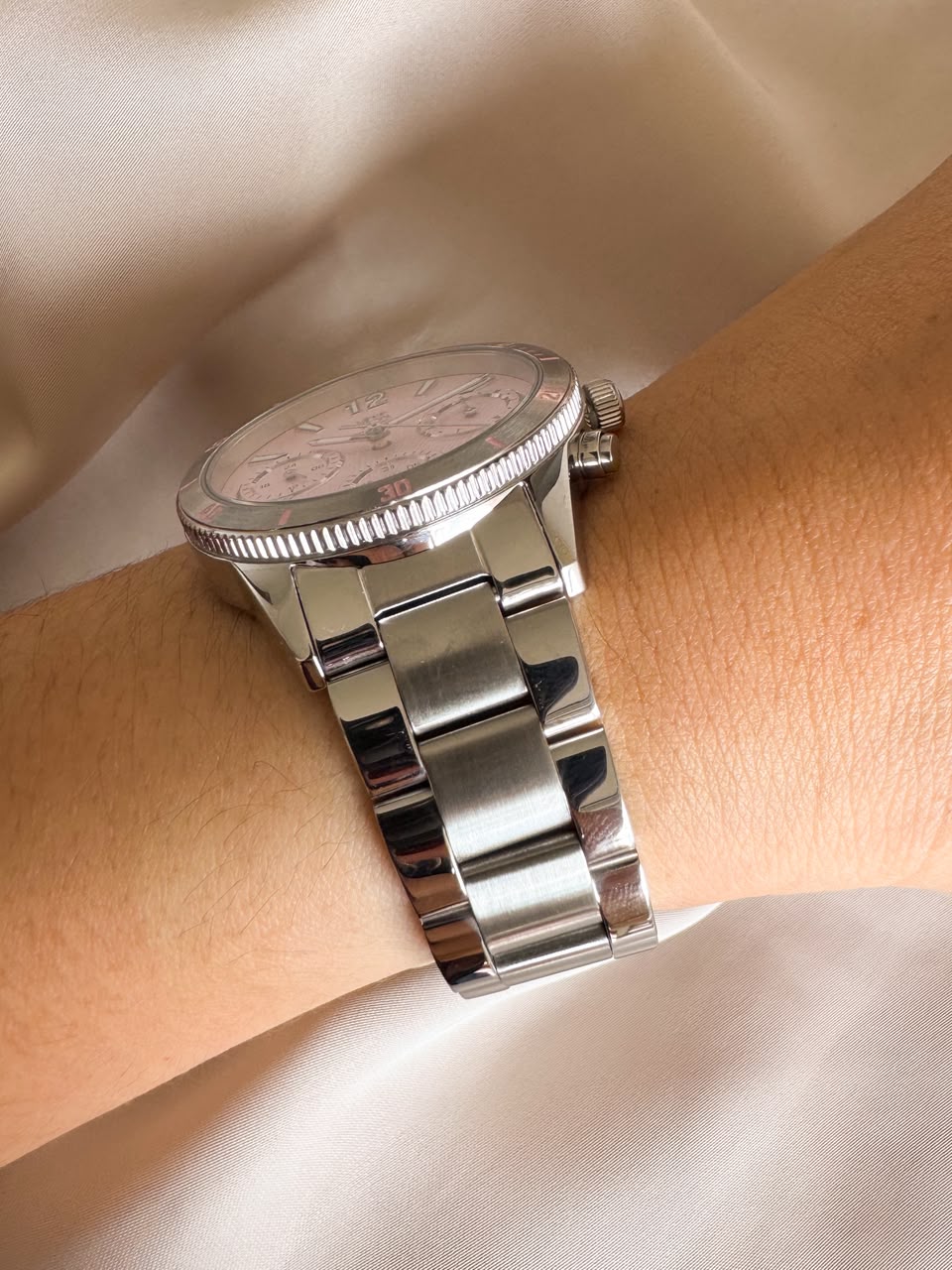 RELOJ SMT-251190-01 YESS MULTIFUNCIONAL PLATEADO