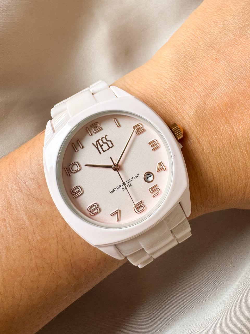 RELOJ Y24082-02 YESS ROSA PASTA