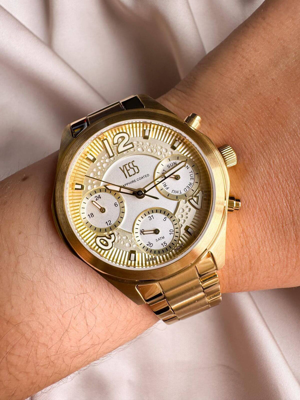 RELOJ YESS Y24109 DORADO