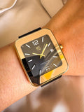RELOJ YESS Y25002 NEGRO DORADO MALLA