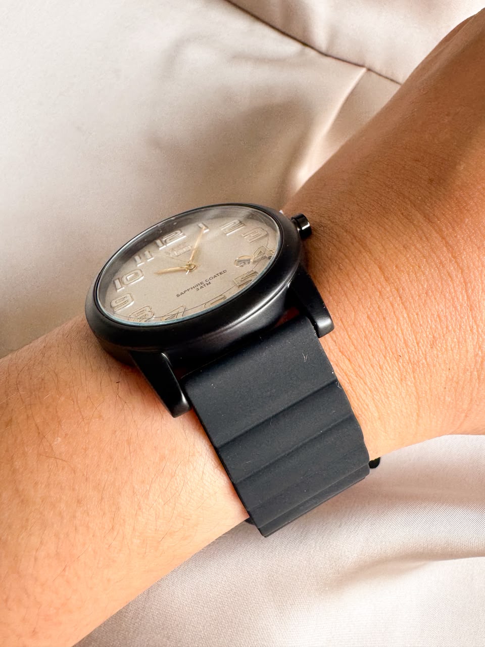 RELOJ Y25039-07 YESS NEGRO SILICONA