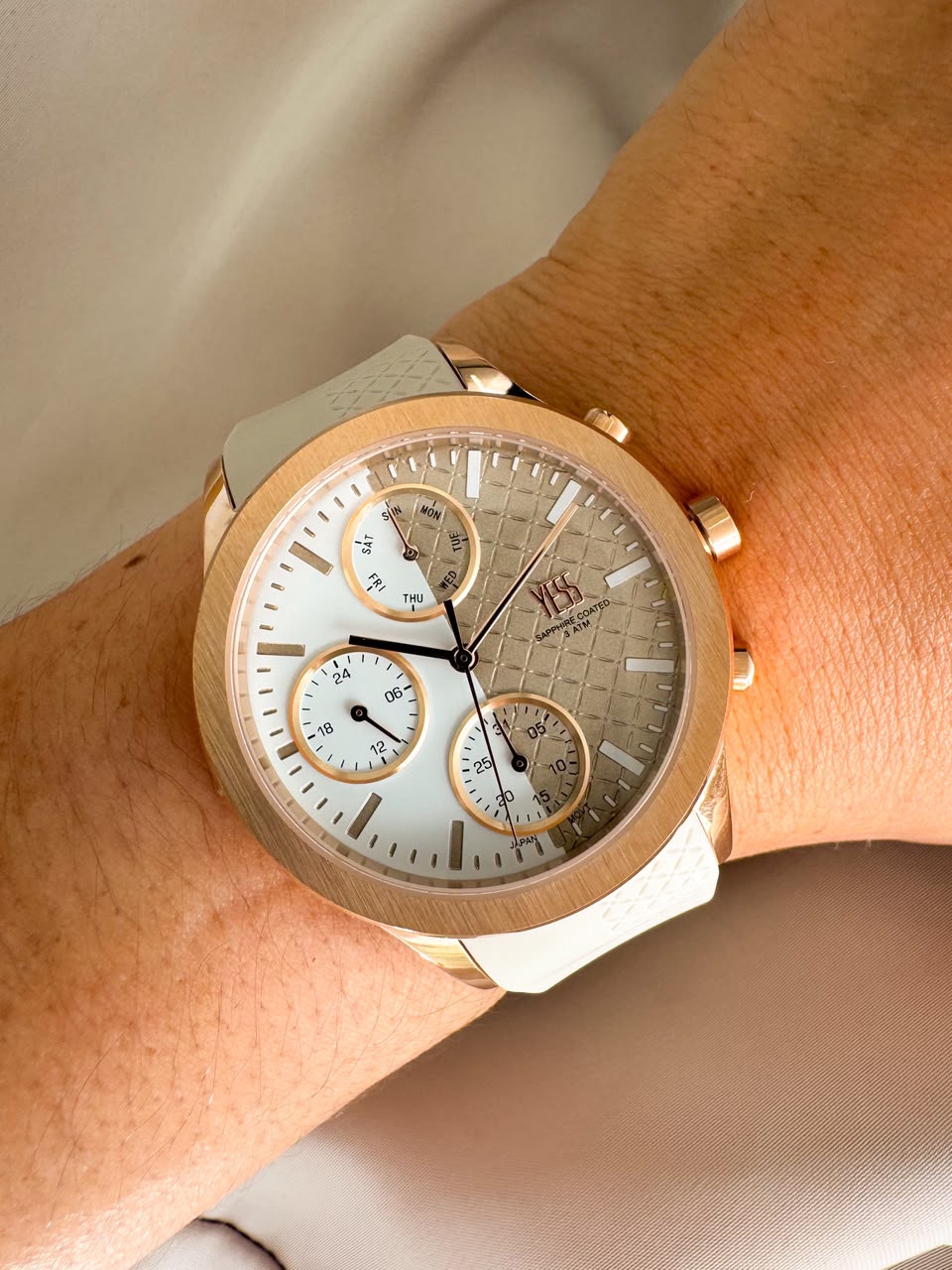RELOJ YESS SMT-251125-01 YESS NUDE MULTIFUNCIONAL