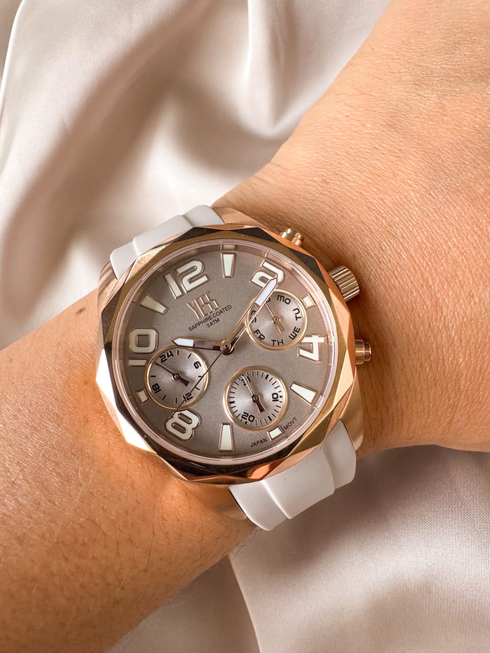 RELOJ YESS SMT-251178 - M06 SILICONA NUDE