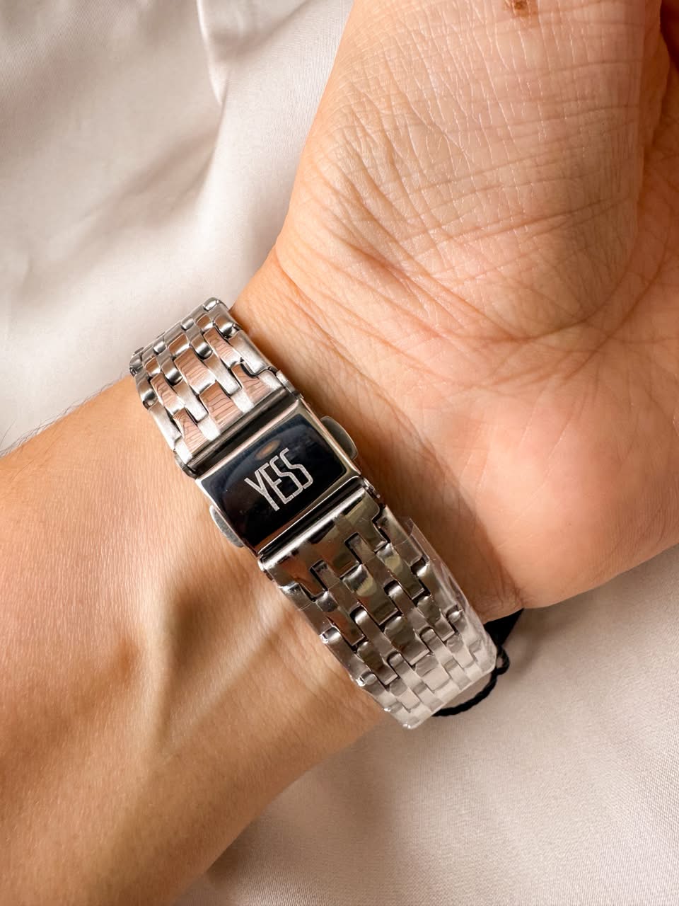 RELOJ YESS Y25035L-M01 TODO PLATEADO PEQUEÑO