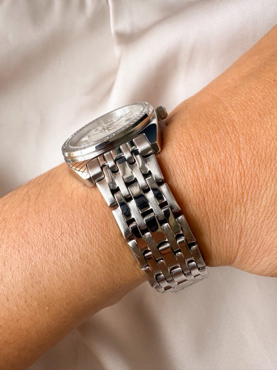 RELOJ YESS Y25035L-M01 TODO PLATEADO PEQUEÑO