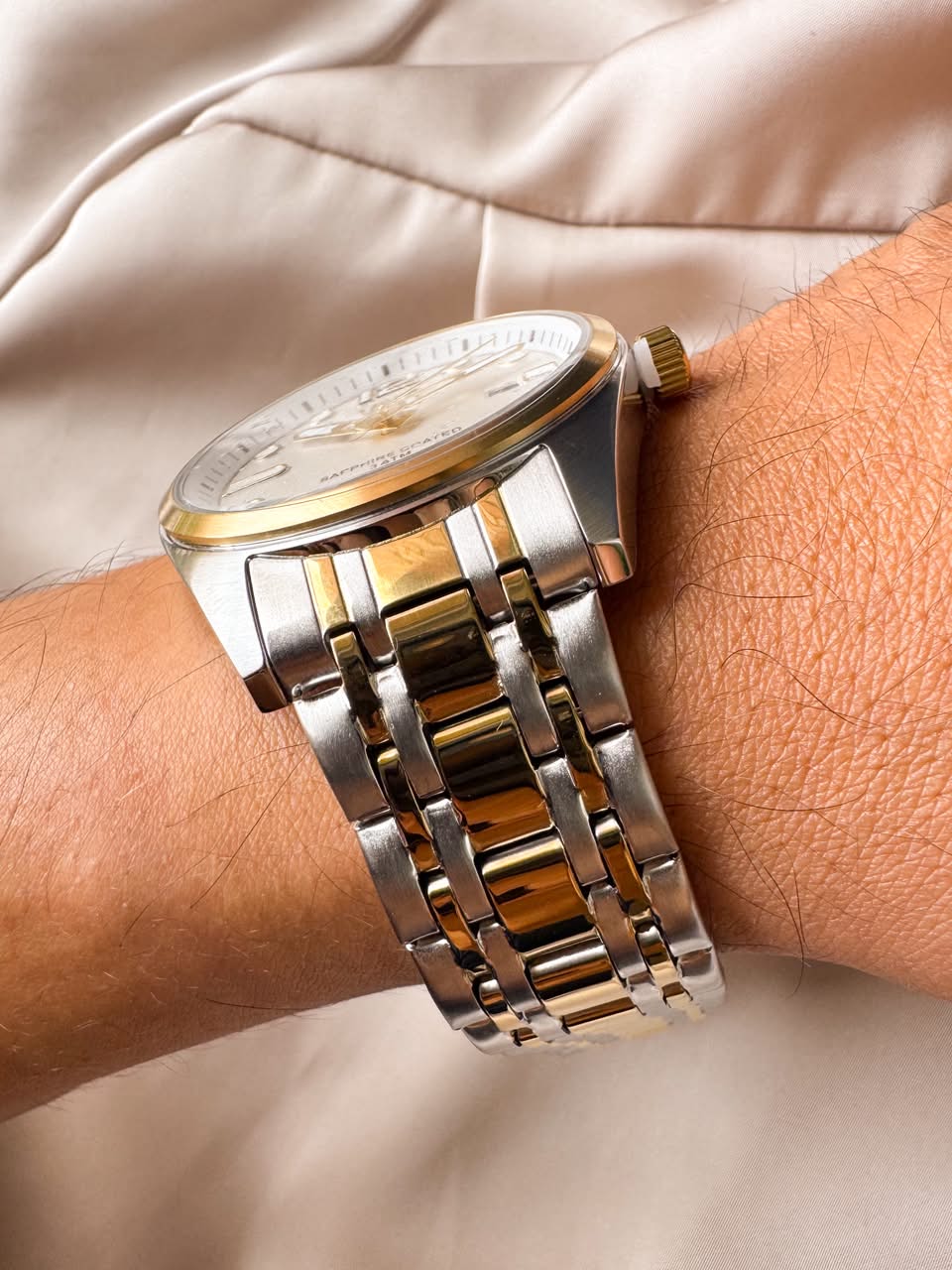 RELOJ YESS Y25036G-M03 PLATEADO-DORADO