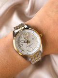 RELOJ YESS Y25036L-M03 PLATEADO- DORADO PEQUEÑO