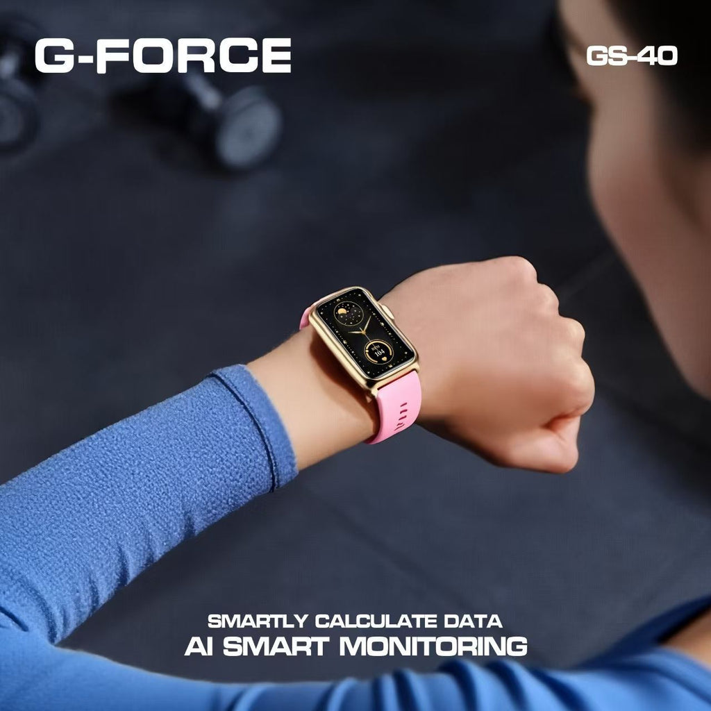 RELOJ INTELIGENTE G-FORCE SMART GS-40 ROSA