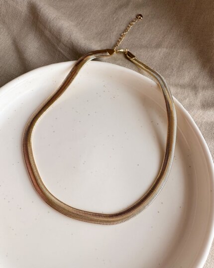 COLLAR TEJIDO SERPIENTE