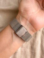 QYQ B40BDR CUADRADO PLATEADO MALLA BROCHE