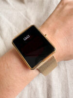 QYQ LED ACERO DORADO