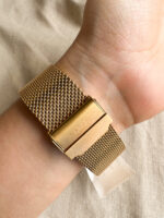 QYQ LED ACERO DORADO BROCHE