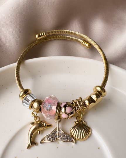Brazalete con dijes delfin
