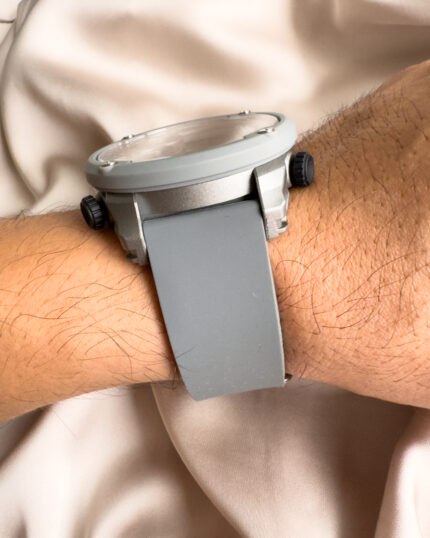 QYQ M169 GRIS SILICONA HOMBRE PULSO