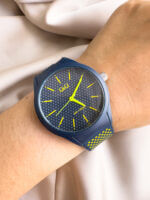 QYQ VR28 DEPORTIVO AZUL OSCURO PUNTOS AMARILLO