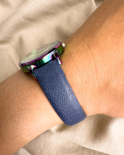 QYQ Z35 CUERO AZUL OSCURO PULSO
