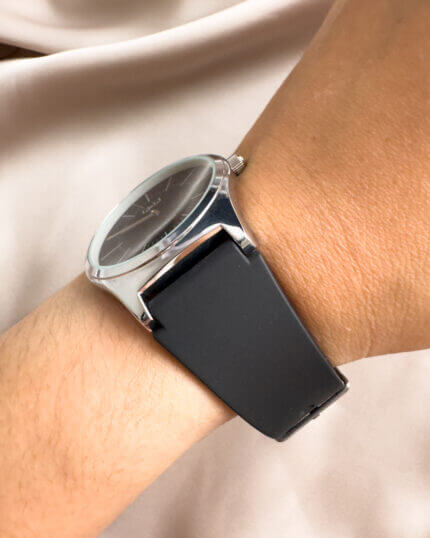 QYQ C10 SILICONA NEGRO PULSO