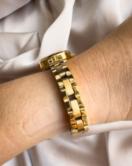 QYQ 55B DORADO NUMEROS PEQUEÑO PULSO DELGADO PULSO
