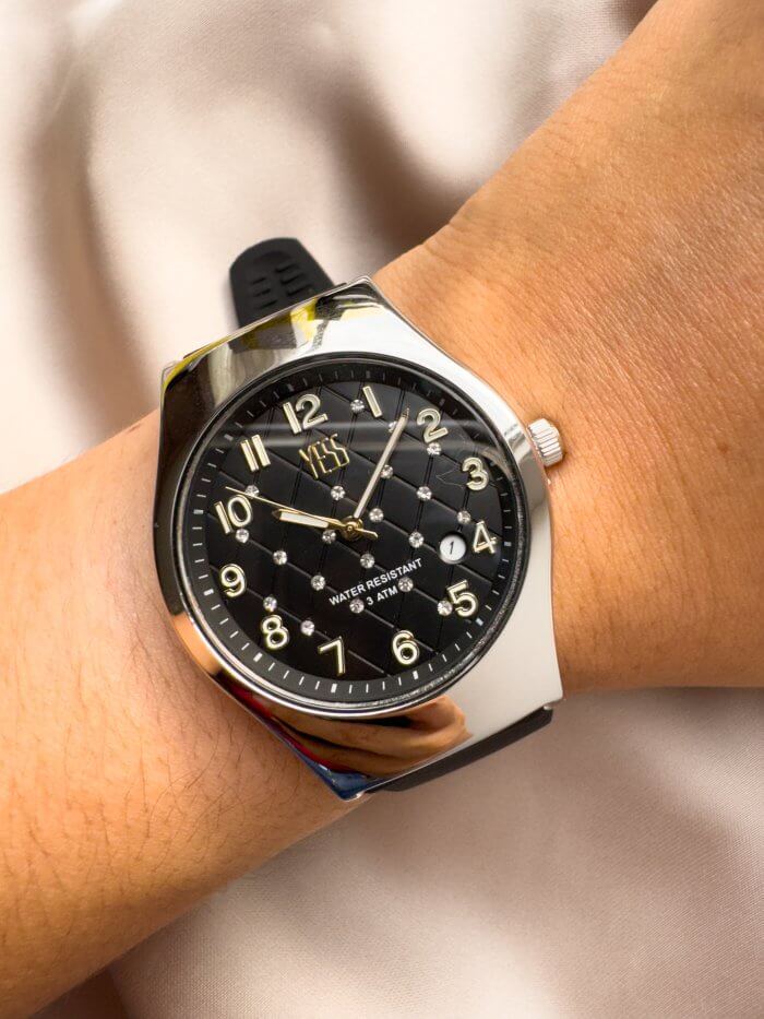 Reloj Yess silicona negro - Imagen 1