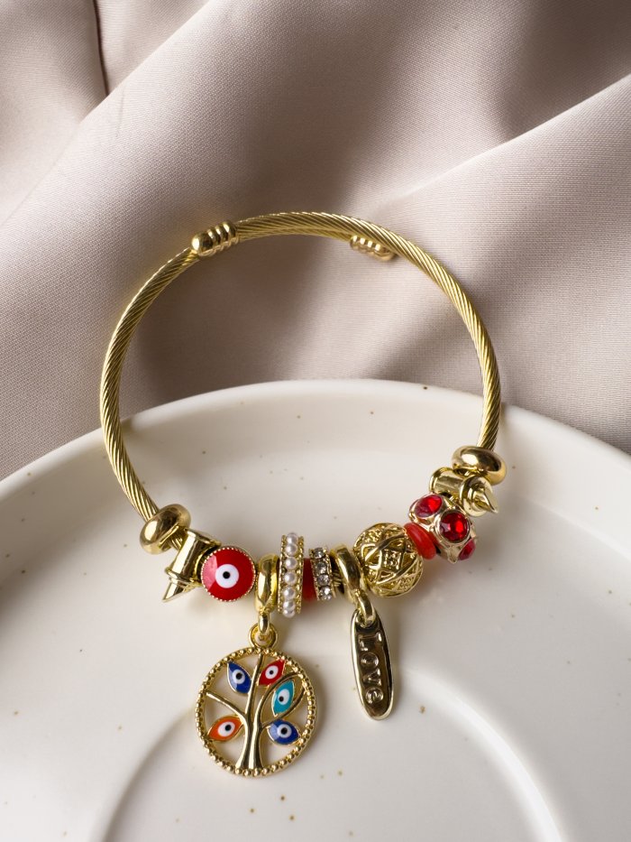 Brazalete con dijes Arbol de la vida - Imagen 1