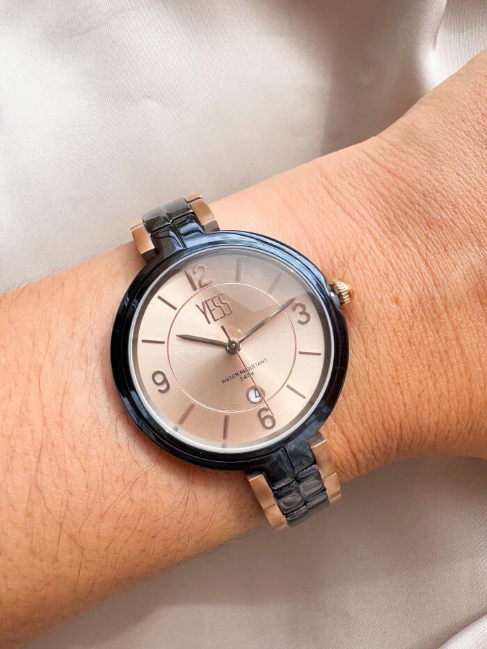 Reloj YESS bicolor para dama - Imagen 1