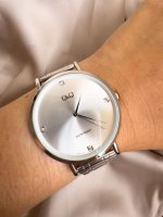 Reloj QYQ de mujer en acero