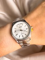 Reloj QYQ Plateado en acero