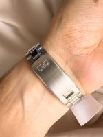 Reloj QYQ Plateado en acero - Imagen 3