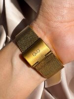 Reloj QYQ digital Dorado Unisex - Imagen 3