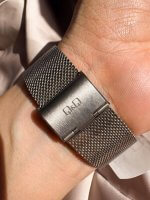 Reloj QYQ digital Plateado Unisex - Imagen 3