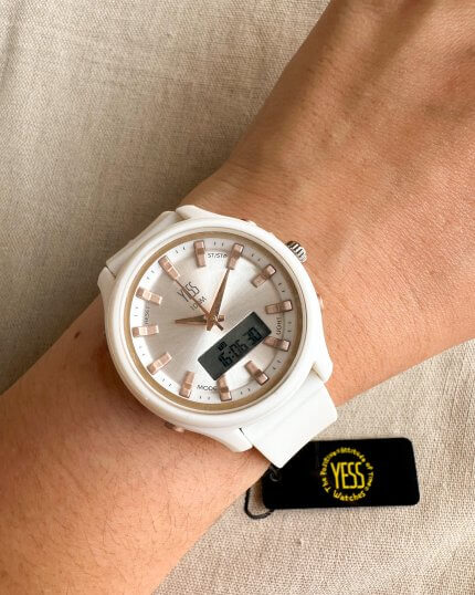Reloj Yess silicona blanco pequeño