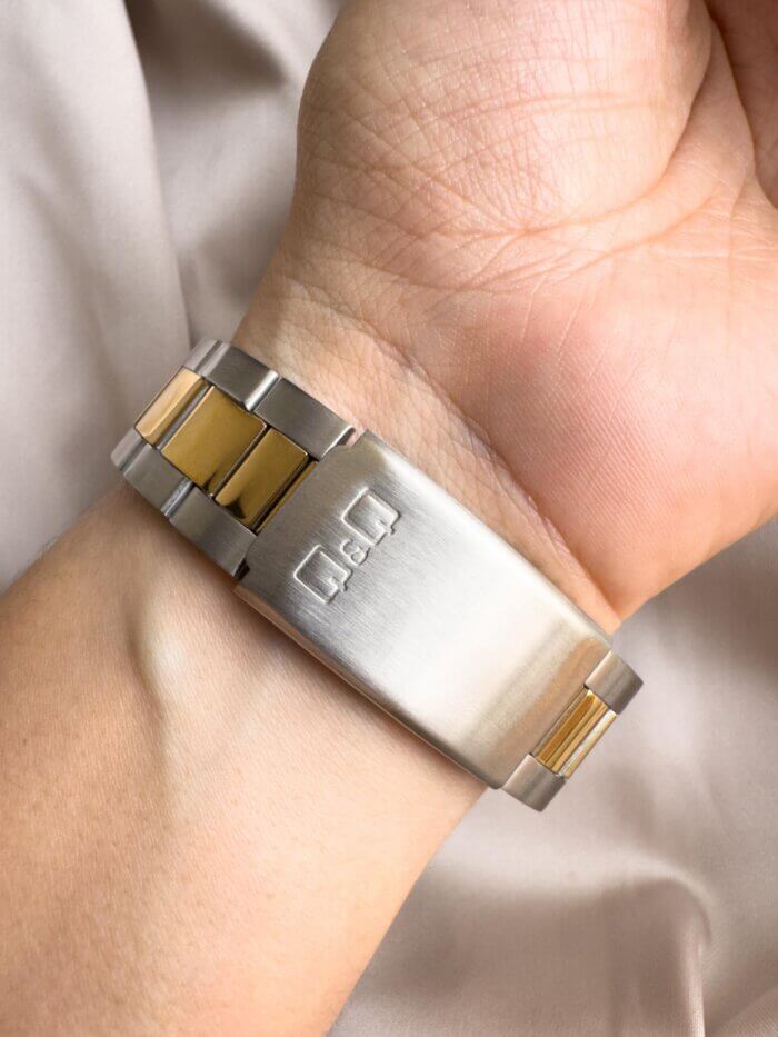 Reloj Q&Q Unisex Plateado Dorado C71A004Y - Imagen 3