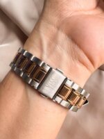 SMT-241008-04 RELOJ YESS BICOLOR PIEDRITAS - Imagen 3