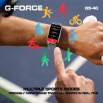 Reloj inteligente G-FORCE Smart GS-40 negro con 3 pulsos - Imagen 4