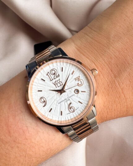 Y24116-05 RELOJ YESS ACERO BICOLOR