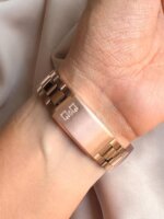 Reloj QYQ oro rosa pequeño - Imagen 4