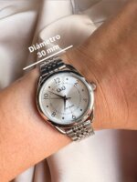 Reloj QYQ Plateado pequeño - Imagen 2