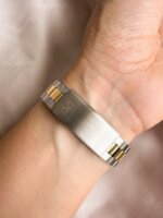 Reloj QYQ bicolor pequeño - Imagen 4