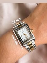 Reloj QYQ bicolor pequeño - Imagen 2