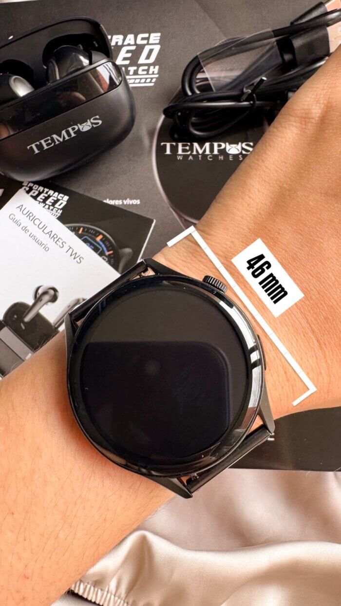 Reloj inteligente TEMPUS SPORTRACE SPEED con audífonos - Imagen 2