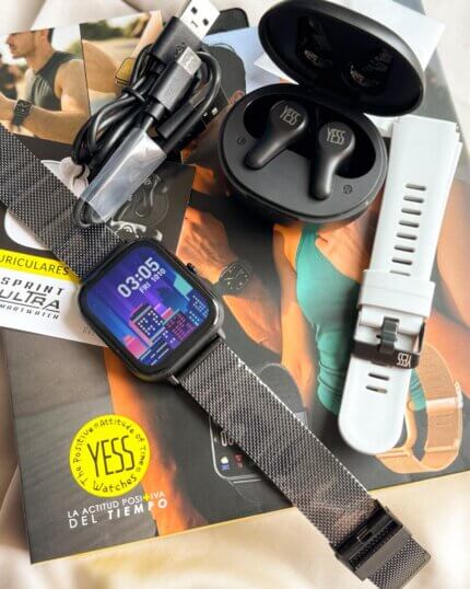 Reloj inteligente YESS SPRINT ULTRA con audífonos