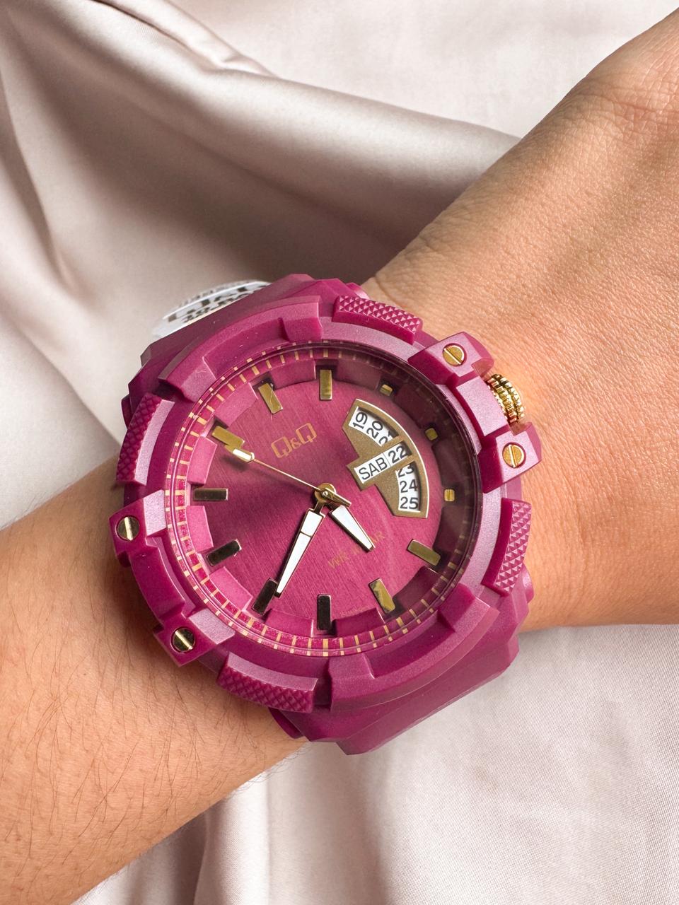 A27A-502VY Deportivo morado 1 Reloj QYQ A27A-502VY deportivo - Imagen 1